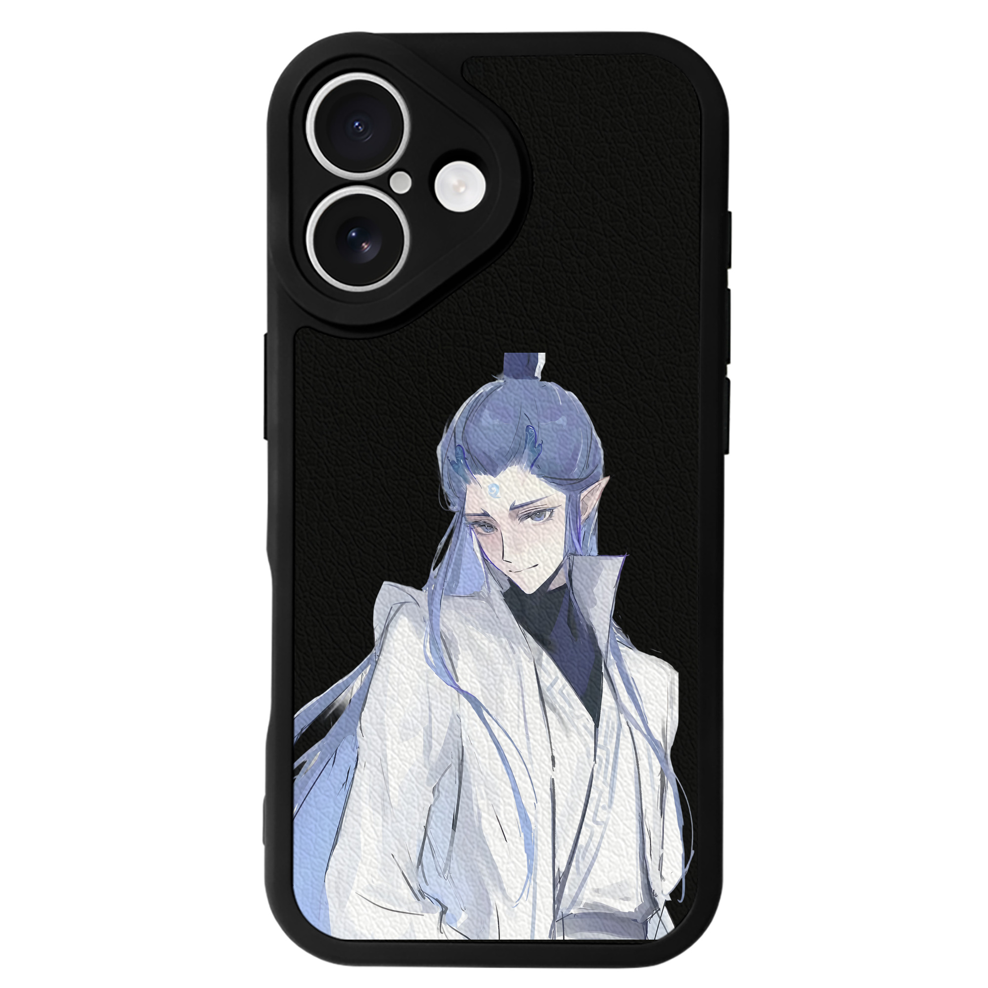 （画像用） Ne Zha 2 ナタ 魔童の大暴れ 【iPhone 16シリーズ対応】シリコンスマホケース（レザー調） 材質：シリコン